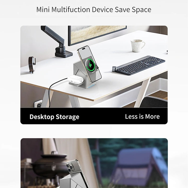 Qi2 3-in-1 Wireless Charger
