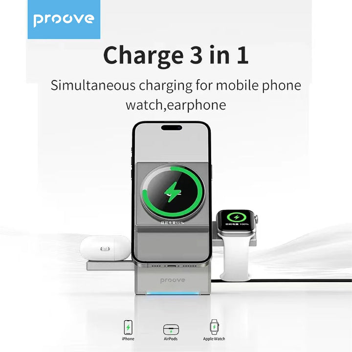 Qi2 3-in-1 Wireless Charger