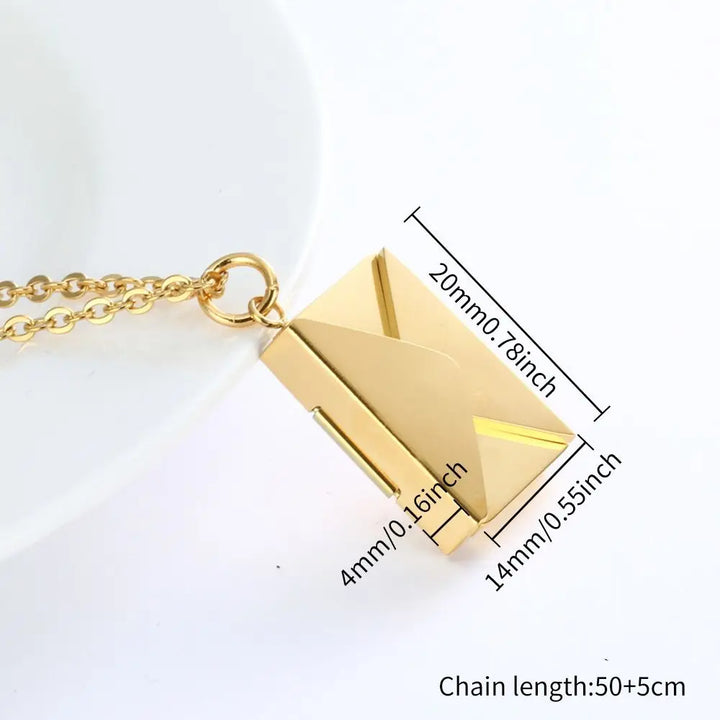 Envelope Necklace