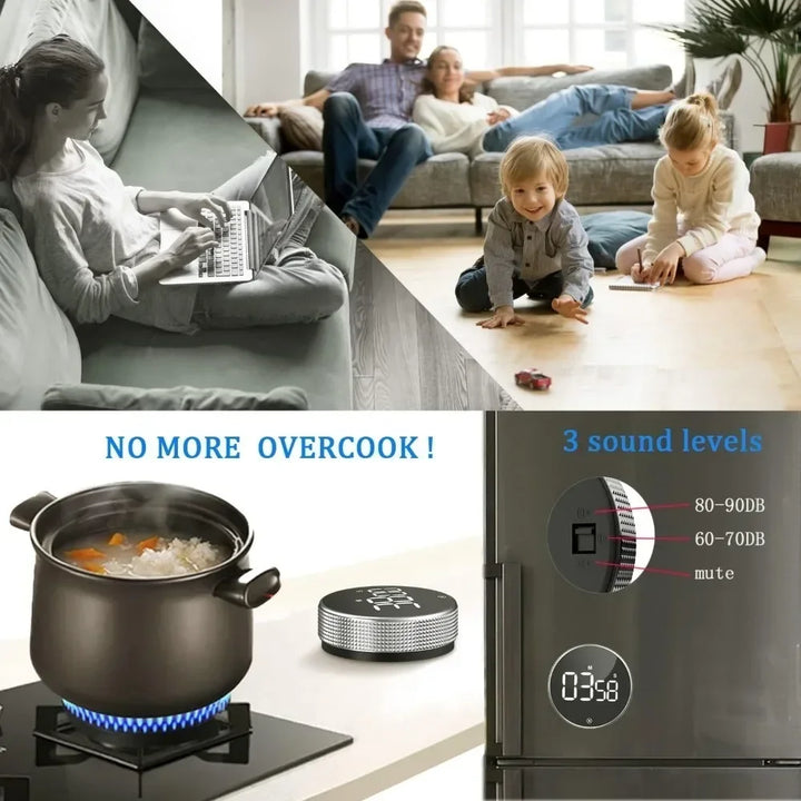 Magnetic LED Digital Timer