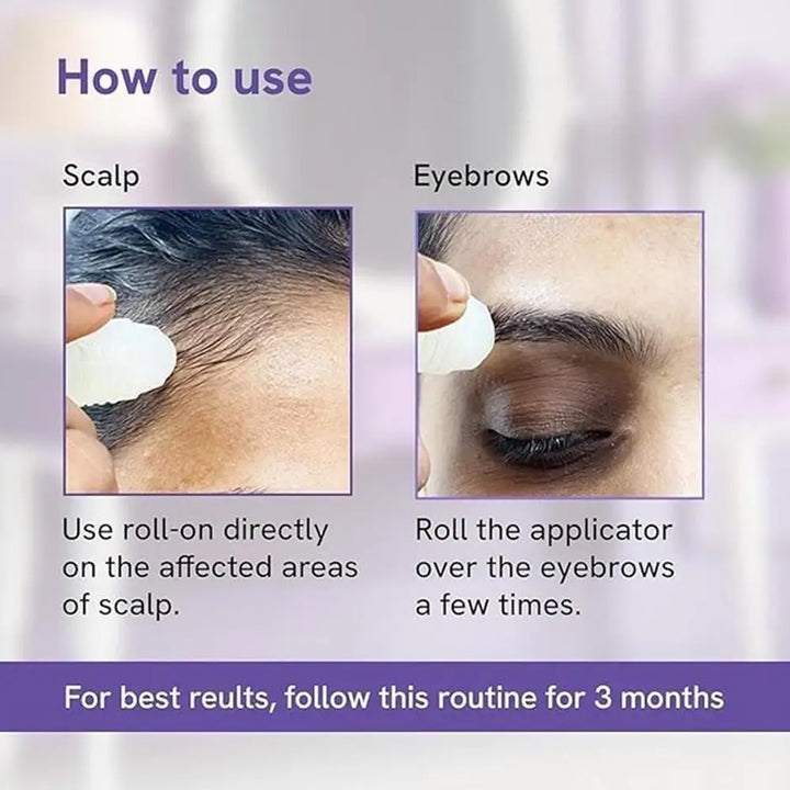 Be Bodywise Advanced Hair Growth Roll-on Serum.