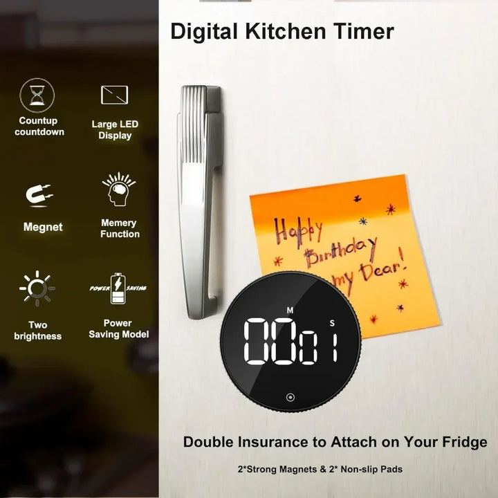 Magnetic LED Digital Timer