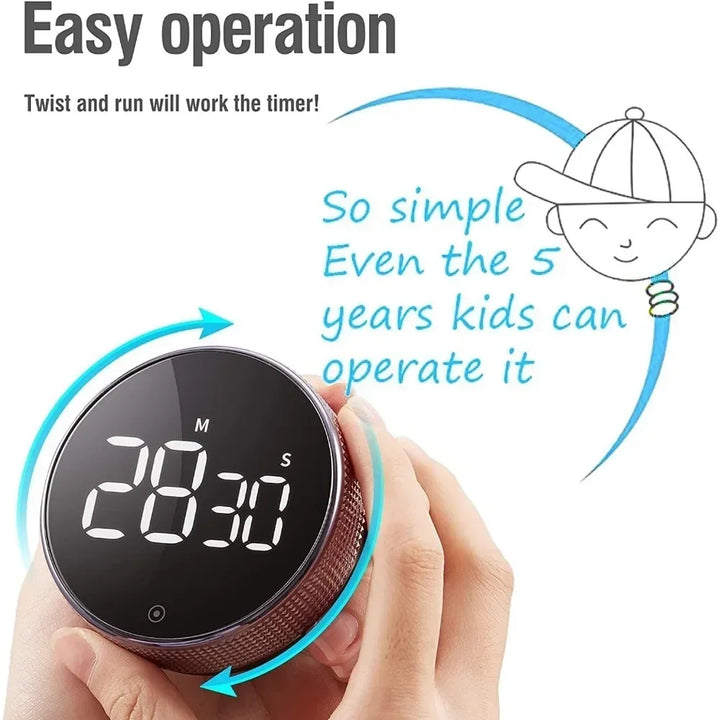 Magnetic LED Digital Timer